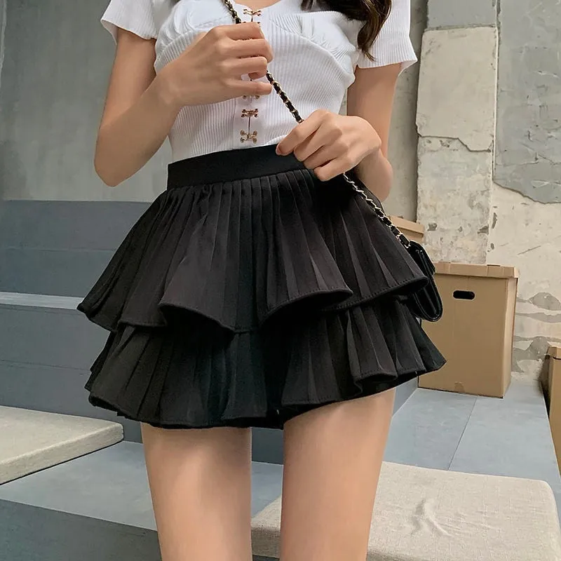 Ruffles Layered Stylish Mini Skort