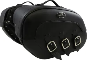 Saddlemen S4 Drifter Rigid-Mount Specific-Fit Quick-Disconnect Saddlebags Black For Honda VTX 1300 C 2004-2009