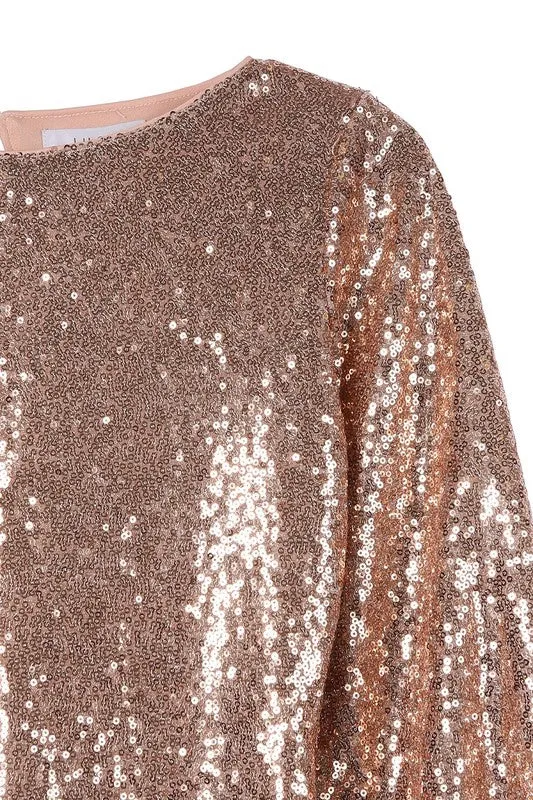 Sequin mini dress