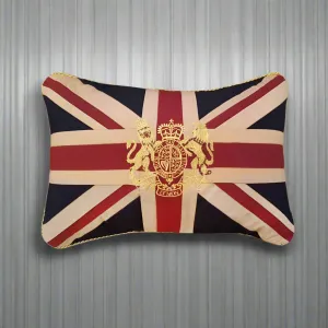 Small Union Jack Cushion - Crest 30 x 46 cm