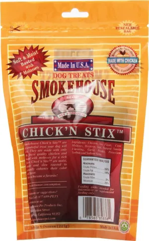 Smokehouse 4 Inch Chicken Stix 8oz Bag