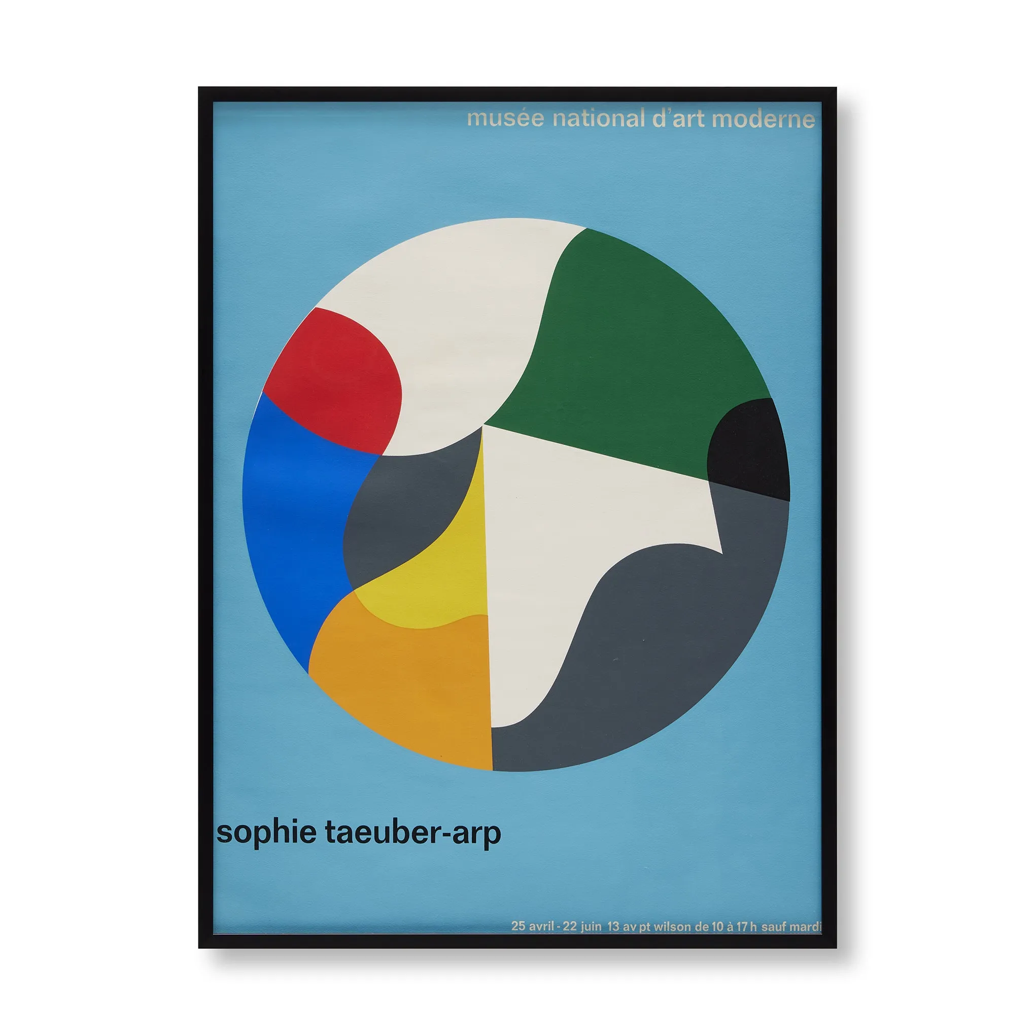 Sophie Taueber-Arp Musee National d'Art Moderne Framed Poster