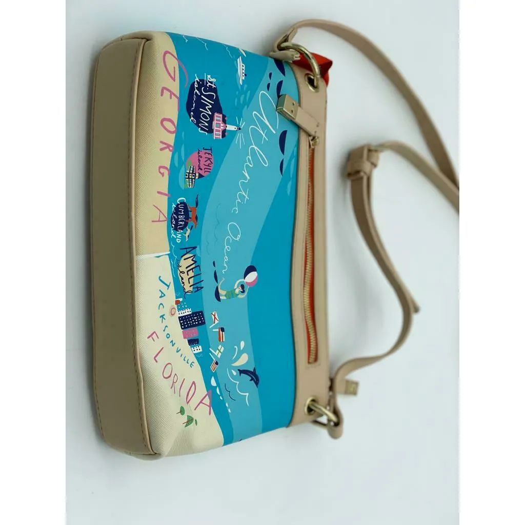 Spartina 449 Greetings From Southern California Convertible Crossbody Bag