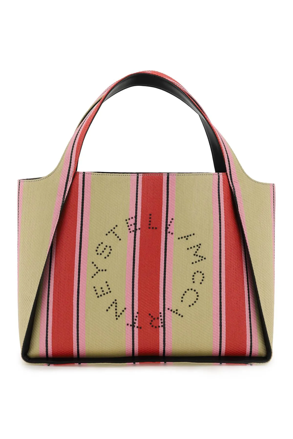 Stella Mccartney 'Stella Logo' Raffia Tote Bag