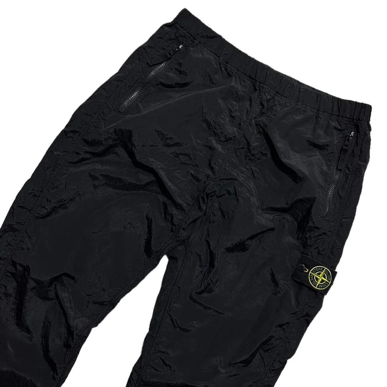 Stone Island Black Nylon Combat Cargos