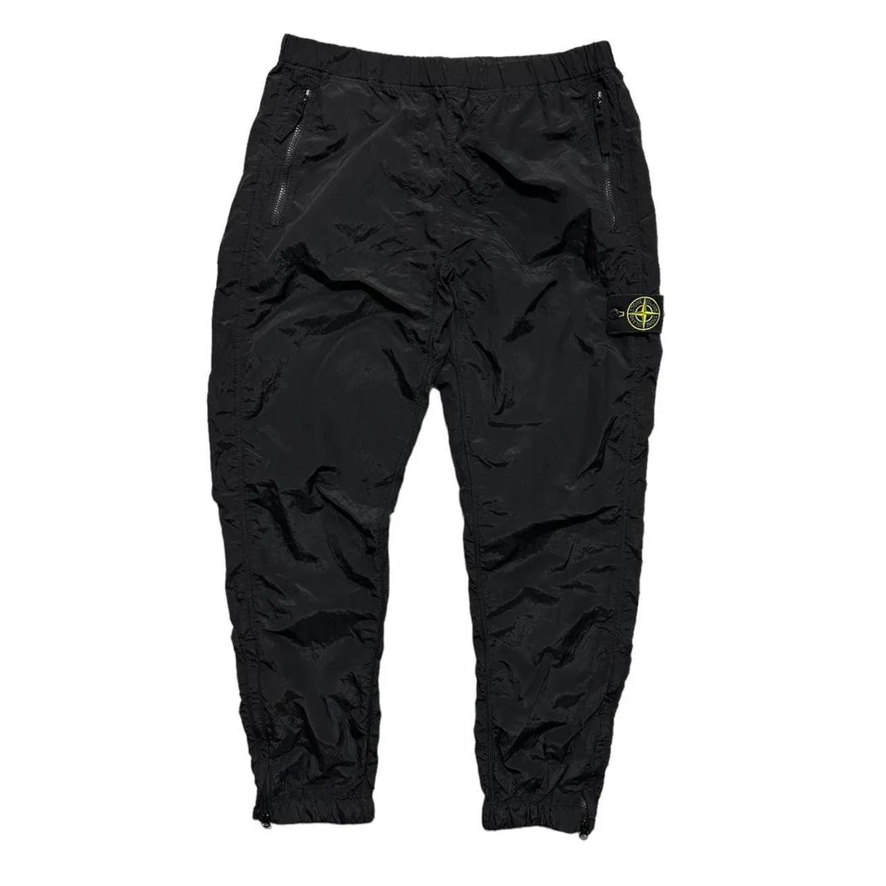 Stone Island Black Nylon Combat Cargos