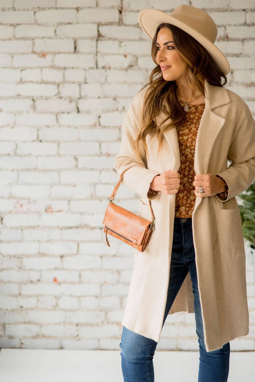 Stylish Pocket Tunic Blazer