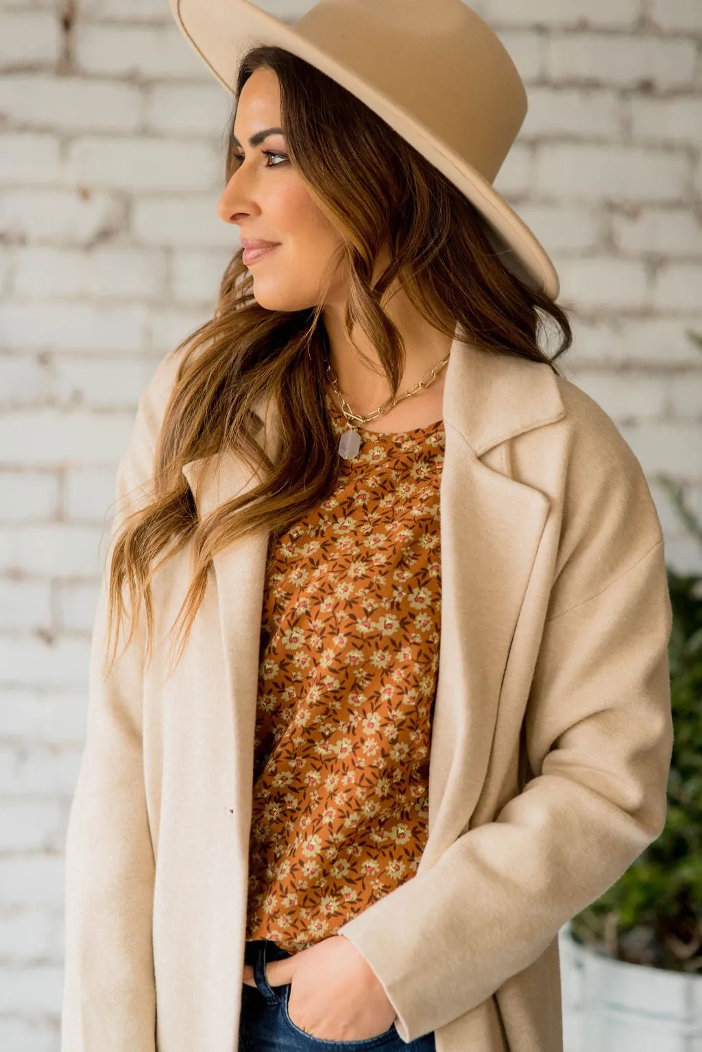 Stylish Pocket Tunic Blazer