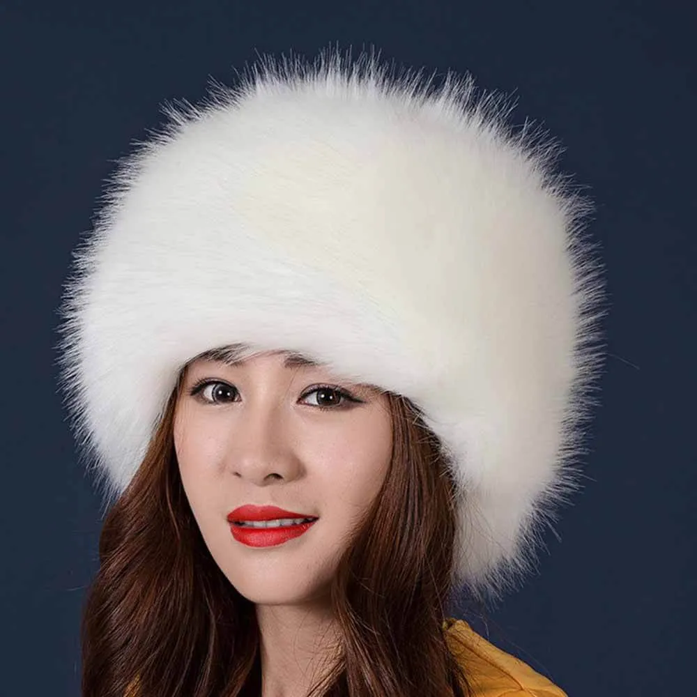 Stylish Round Plush Warm Hat