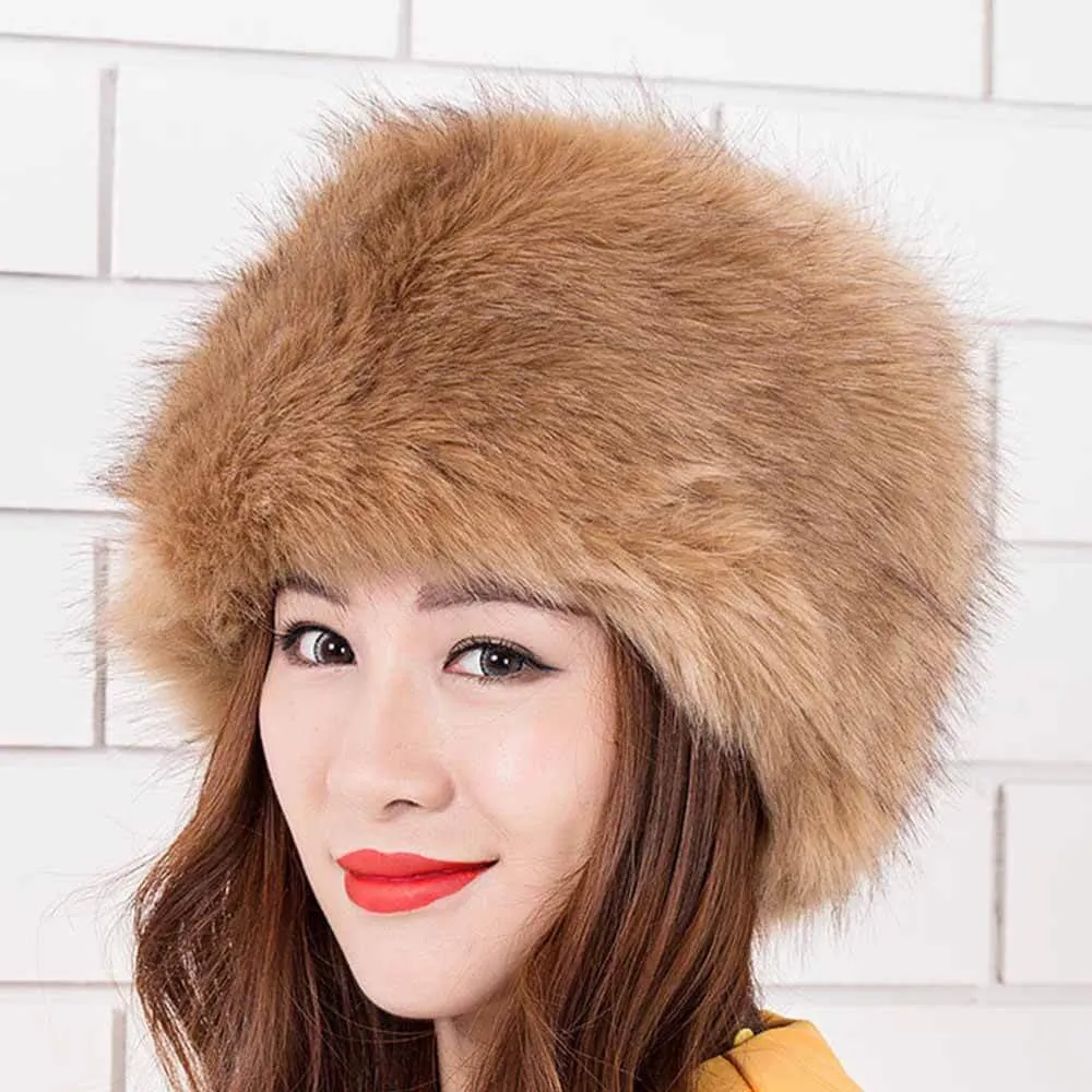 Stylish Round Plush Warm Hat