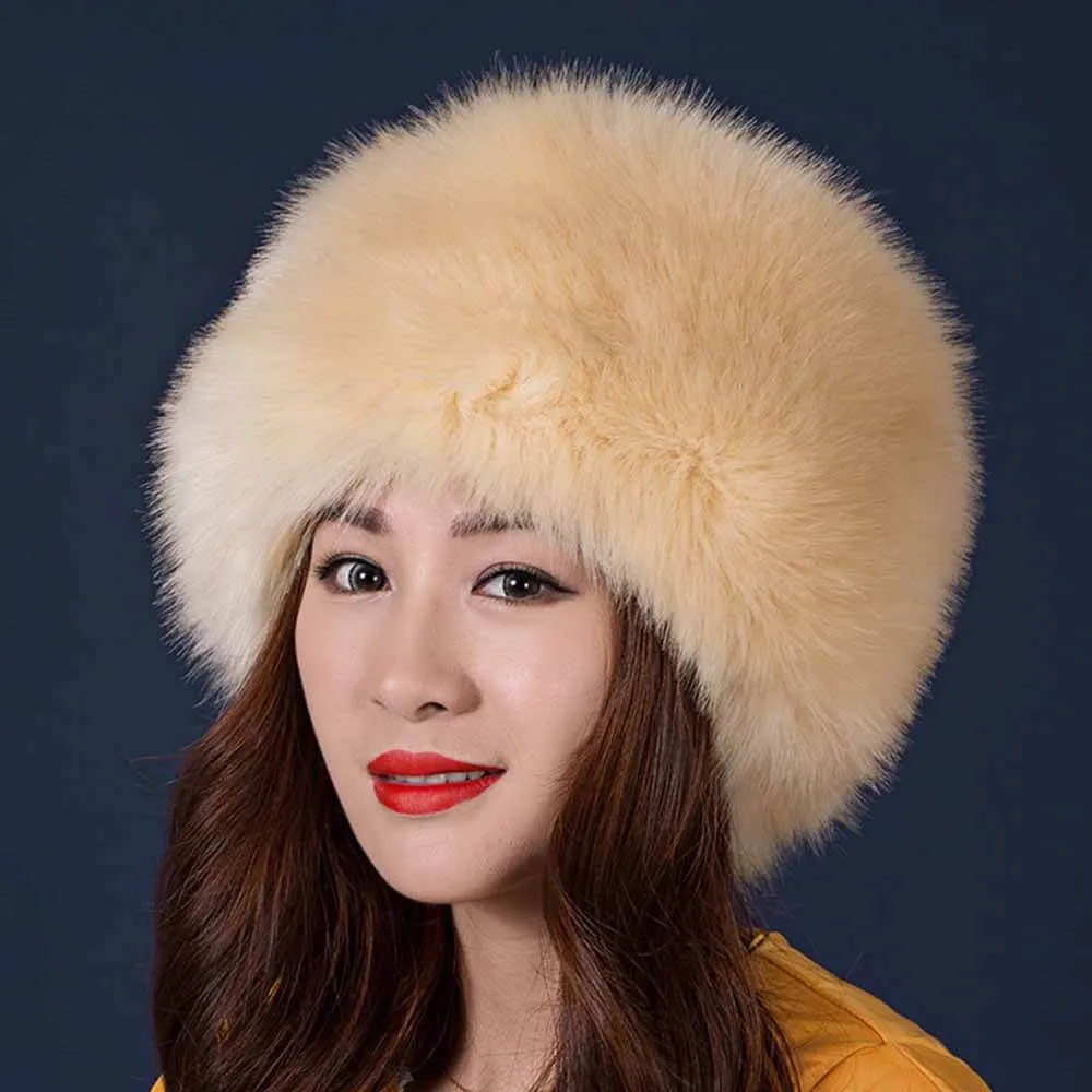 Stylish Round Plush Warm Hat