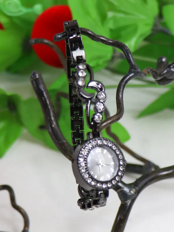 Stylish Wrist Watch for Women Black