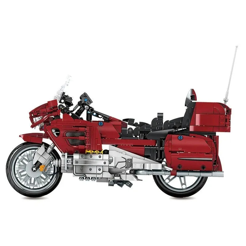 Tech MOC Classic Honda Gold Wing Motorcycle Bricks Toy