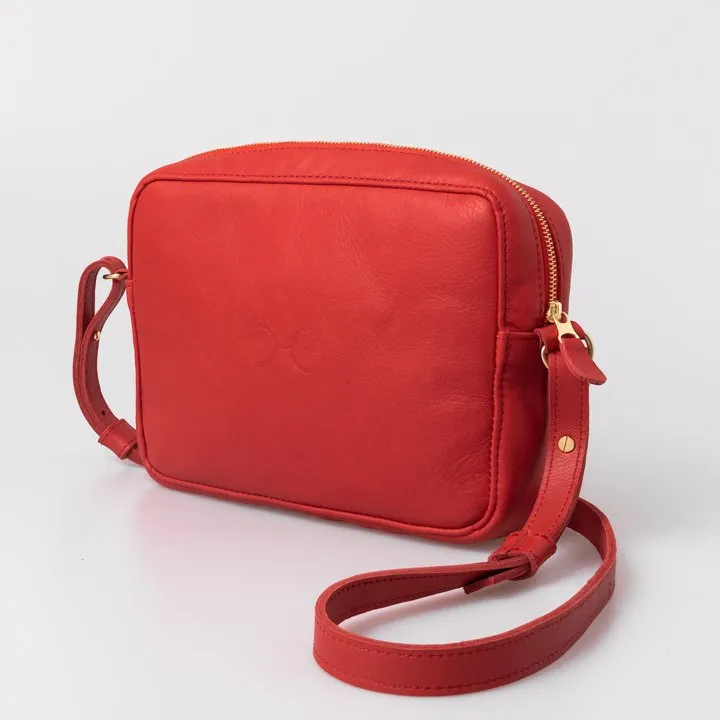 Thandana Boxy Leather Sling Handbag