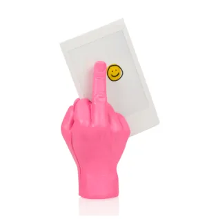 THE FINGER MAGNETIC PHOTOHOLDER PINK