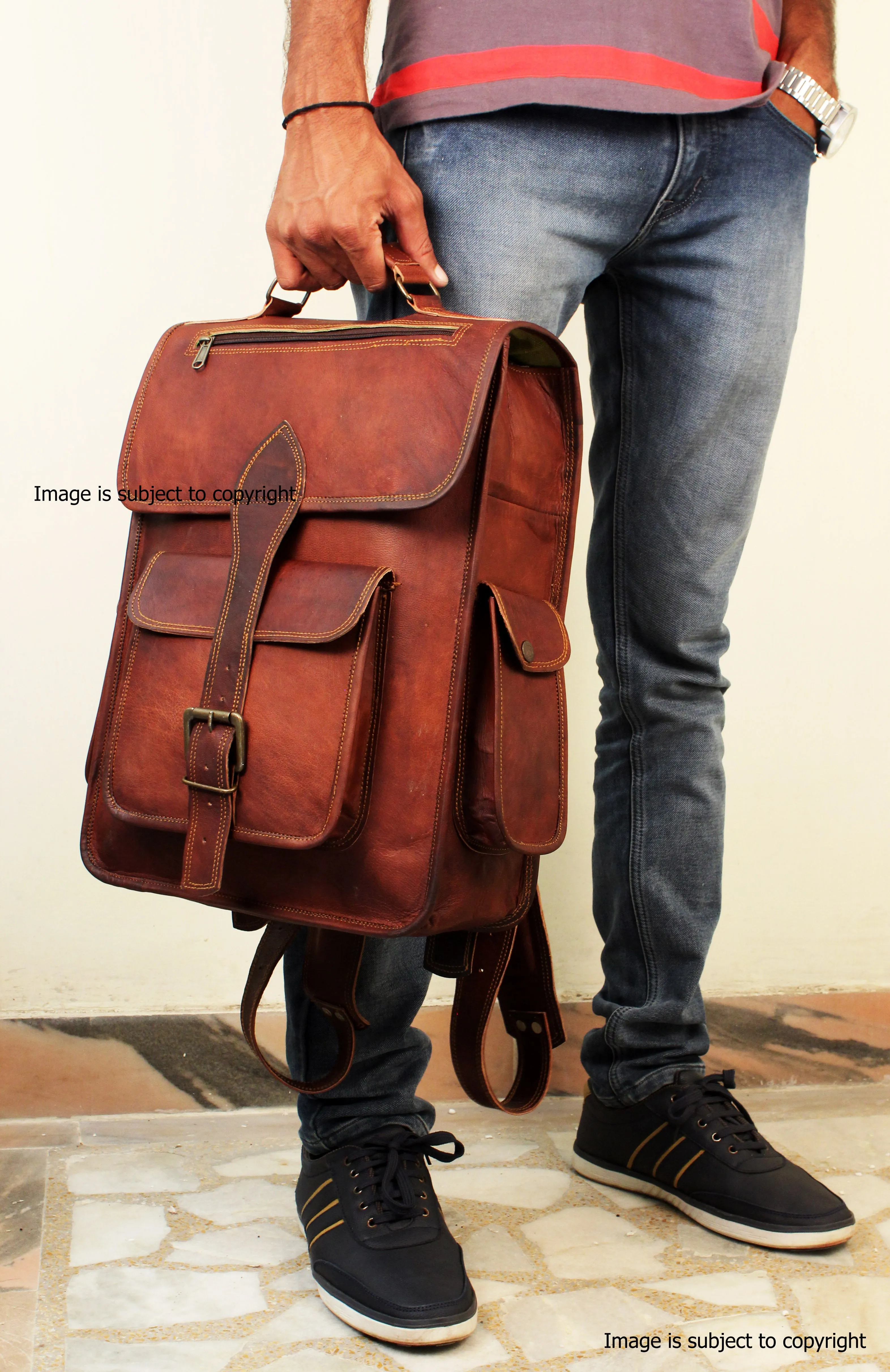 The Hughes Rustic Backpack