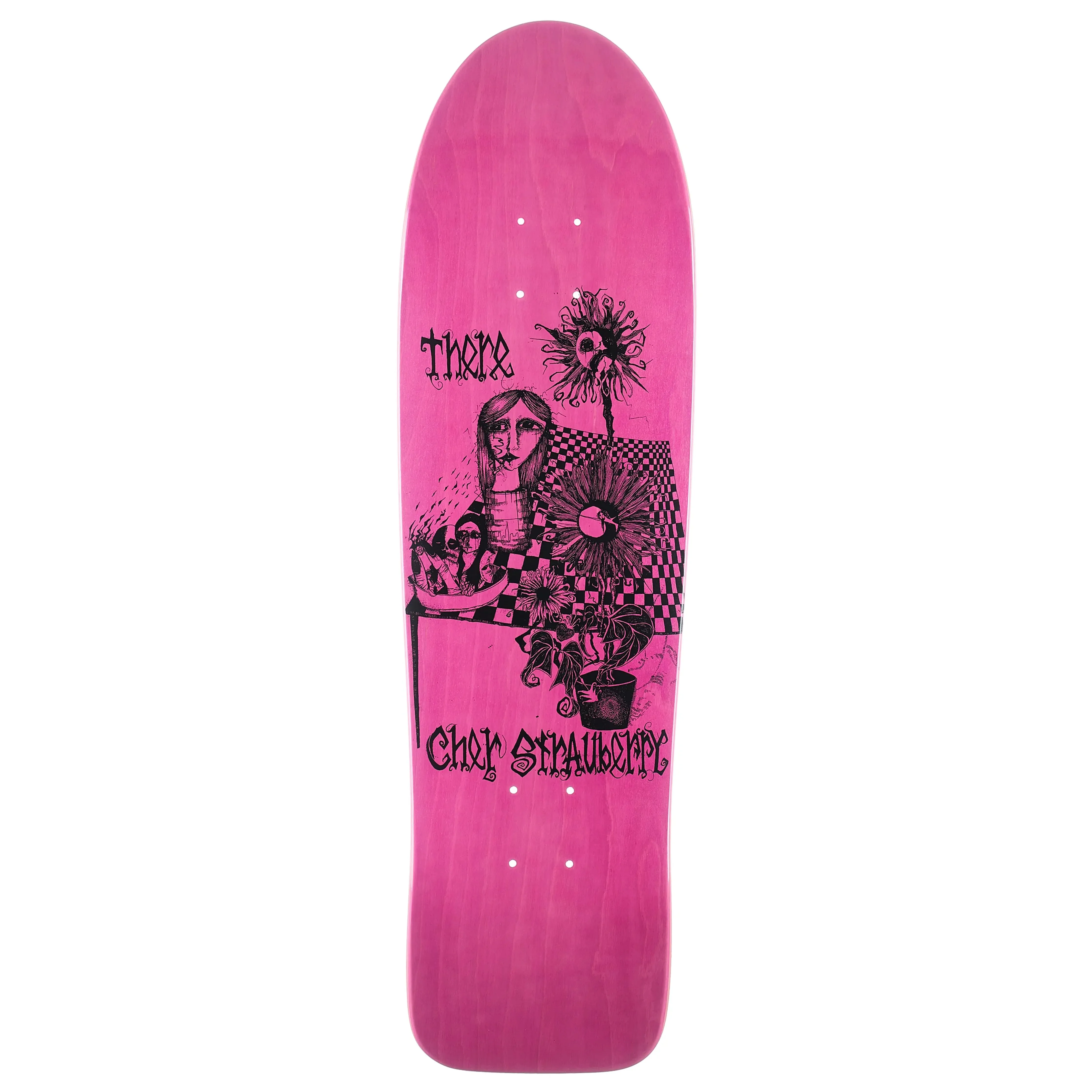 There Skateboards Cher Strawberry Ashtray Skateboard Deck - 8.67