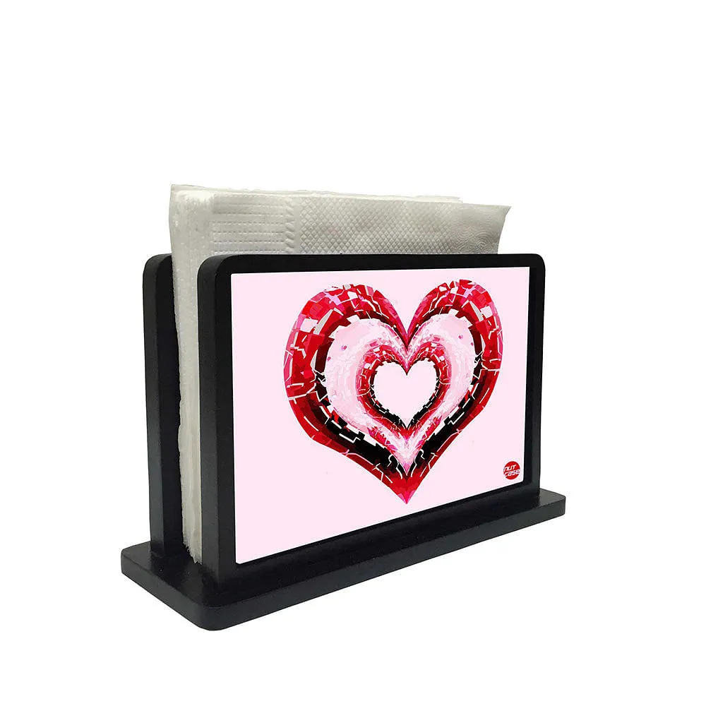 Tissue Holder Paper Napkin Stand - Heart