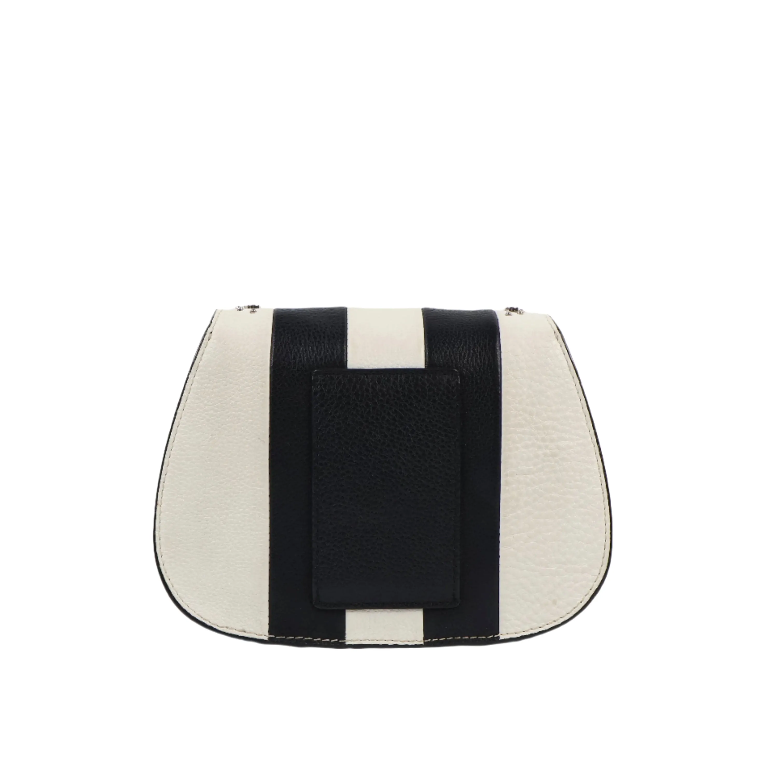 Tod's Flap Bag Black White Crystal