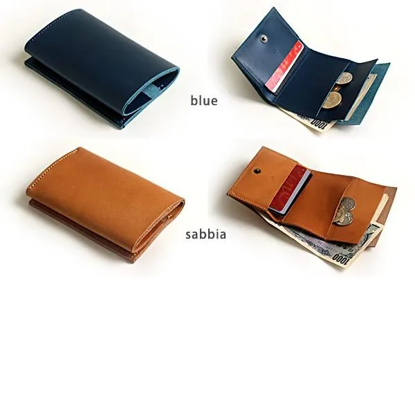 Tri-Fold Leather Wallet, Made in Japan