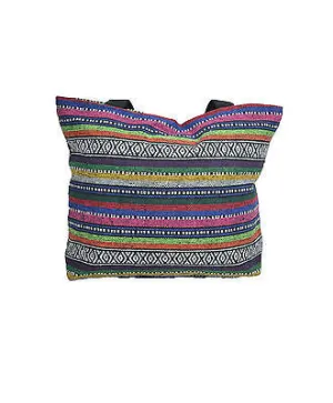 Trible Print Multicolored Tote Shoulder Bag