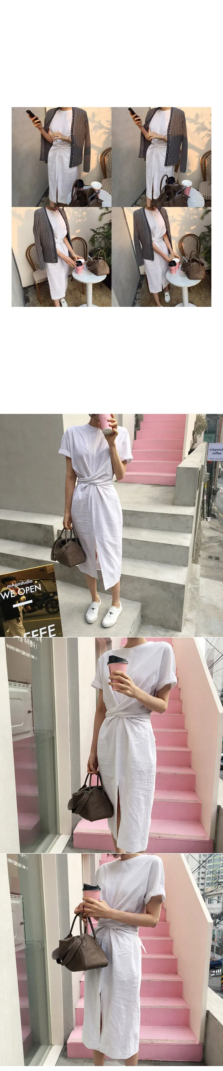 VenusFox cotton bandage bodycon sexy casual dress