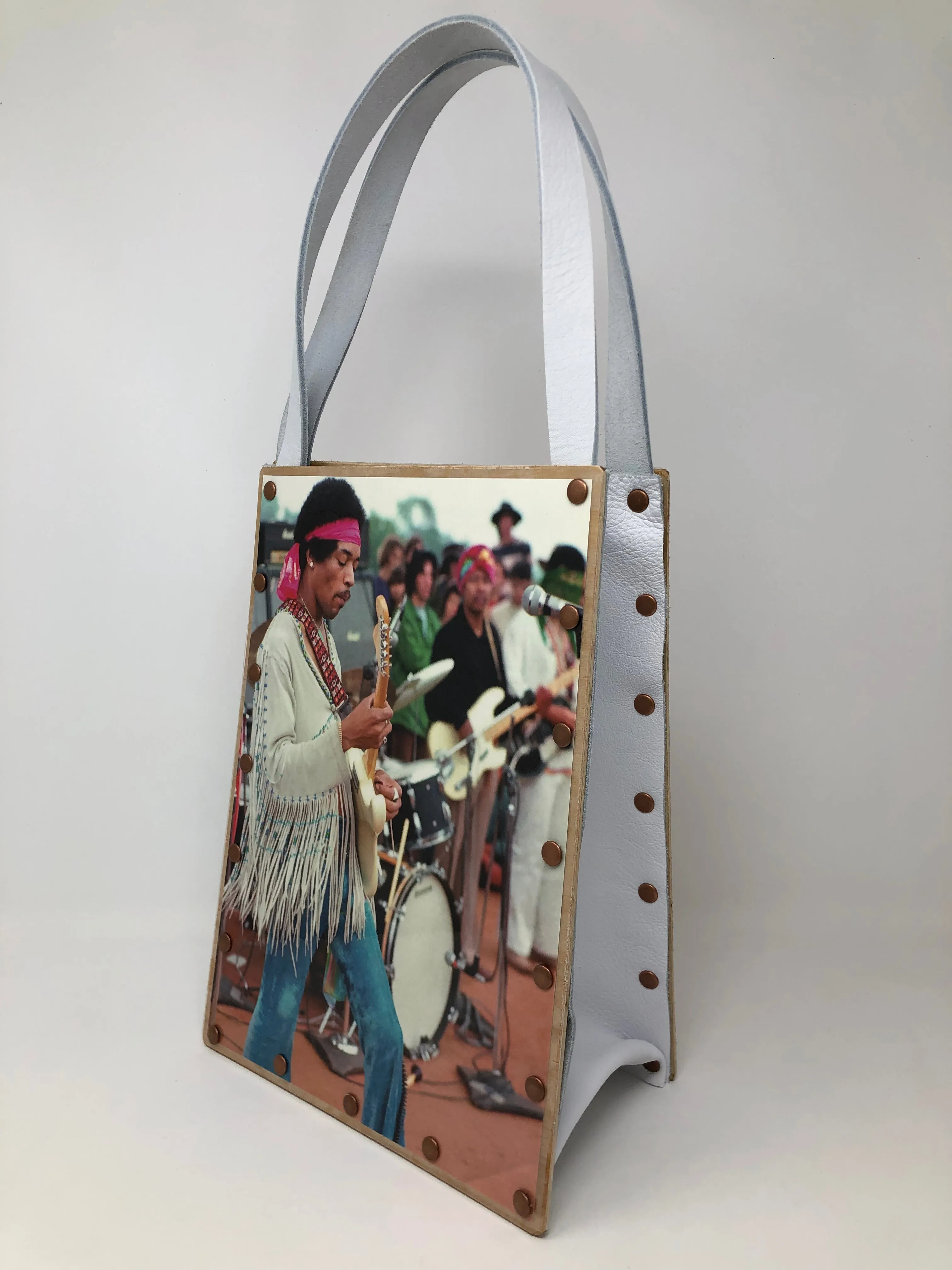 Vintage Graphics Magazine Purse - Woodstock Jimi Hendrix