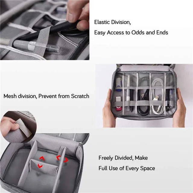 Waterproof Charging Cable Travel Organiser Bag