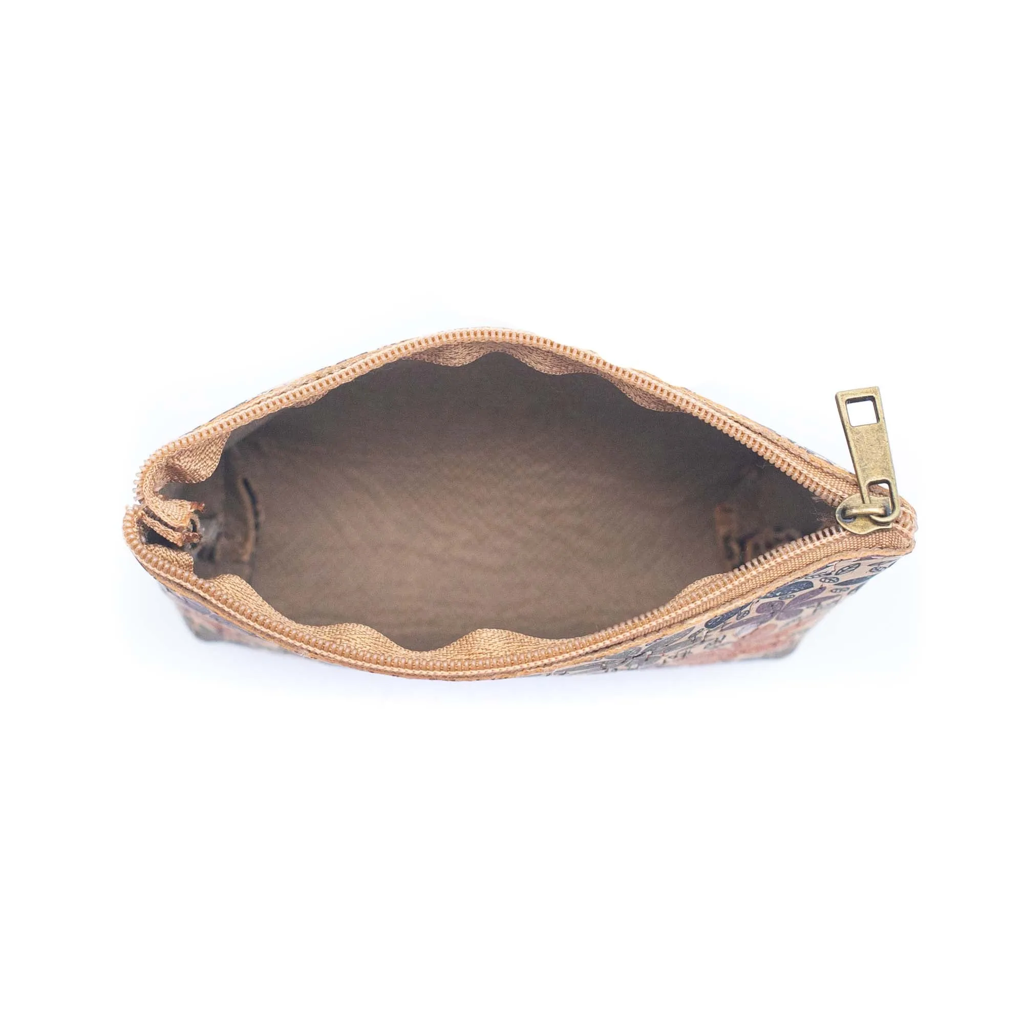 Women's pattern cork coin purse BAG-051-MIX-10 RANDOM（10units）