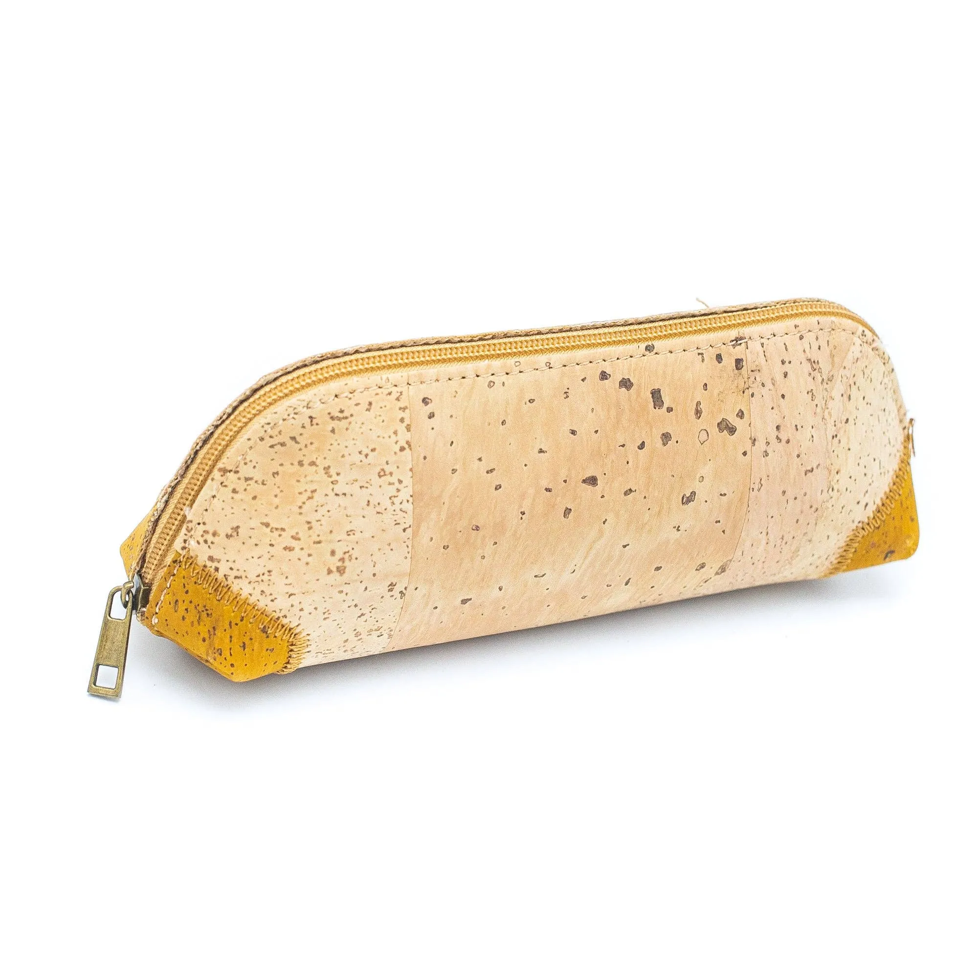 Yellow cork Pencil case  Cork Pouch Bagd-273-C(5units)